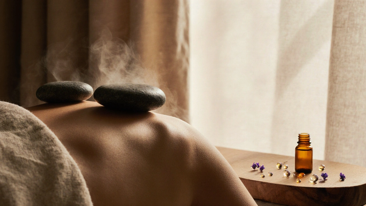 Na co jsou dobré lávové kameny? Všechno, co potřebujete vědět o aromaterapeutické masáži s horkými kameny