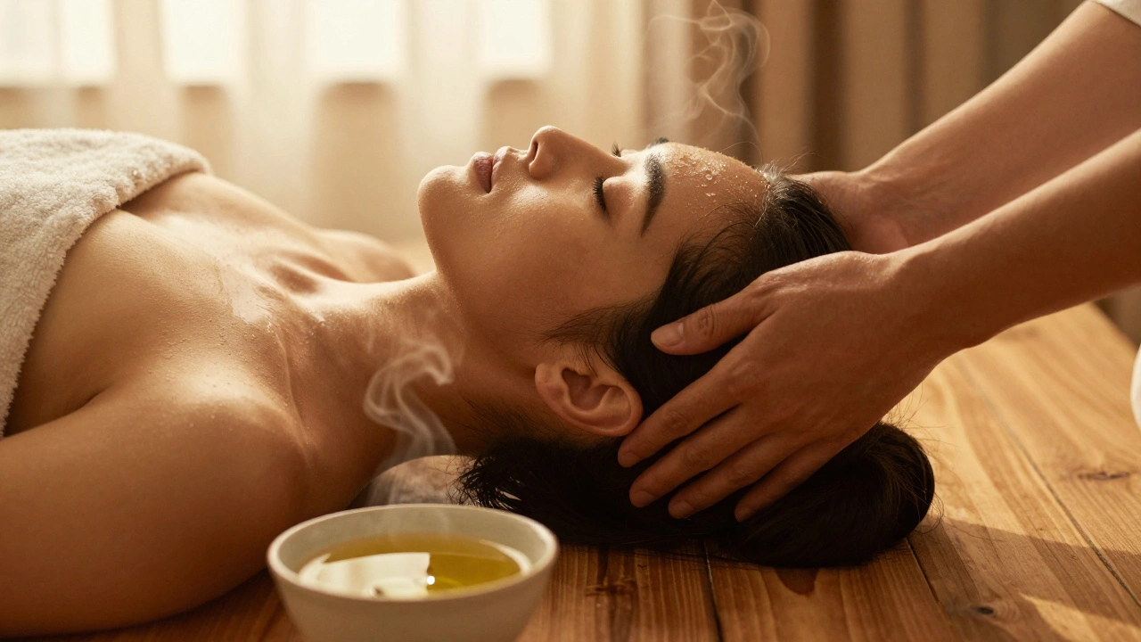 Zkuste indickou masáž hlavy pro hlubokou relaxaci: jak to funguje a proč to funguje